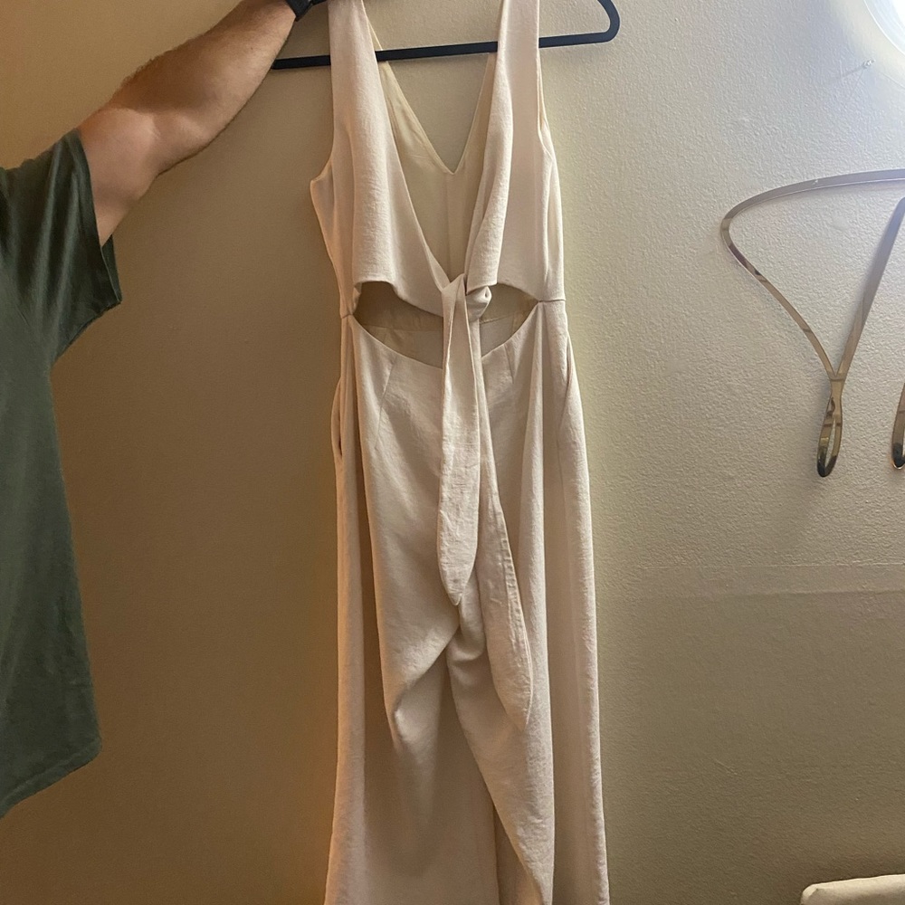 ARITZIA white linen jumper, Size Small